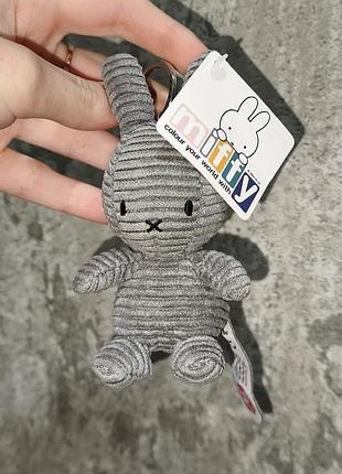 Новый вельветовый брелок кролик миффи (miffy corduroy keychain)