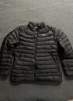 Пуховик жіночий arc’teryx cerium lt jacket чорний xl