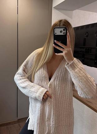 Мягкий плюш кардиган