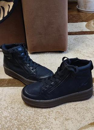 Черевики tamaris comfort duo-tex. 37р., з натуральної шкіри, з мембраною, утепленні