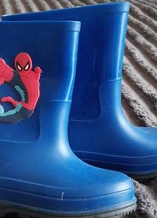 Гумові чоботи для дітей marvel spiderman сині розмір 30 (устілка 18.5см)