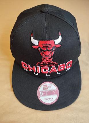 Бейсболка чоловіча new era nba chicago bulls чорна
