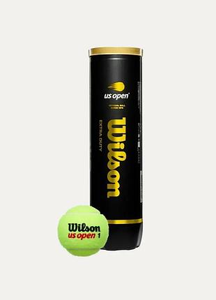 Тенісні м'ячі wilson us open wrt116200, 4 шт.
