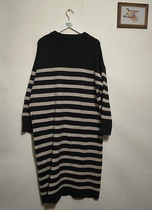 Вязаное миди платье, теплое зимнее платье, primark. 10