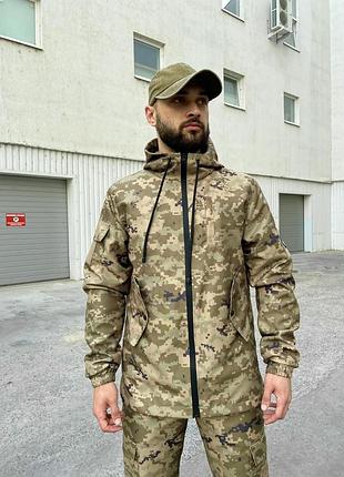 Куртка terra пиксель зеленый #