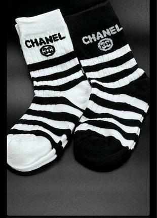 Шкарпетки жіночі chanel у смужку