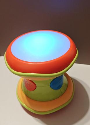 Дитячий музичний барабан early learning centre (elc) light & sound drum (розвиваюча іграшка зі світловими та звуковими ефектами)