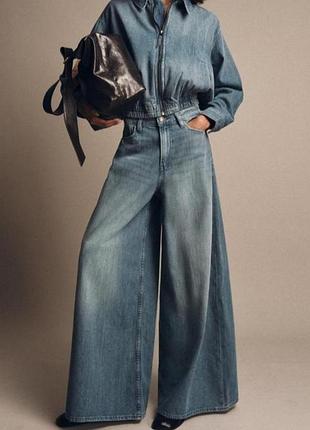 Дуже широкі джинси палаццо denim. co
