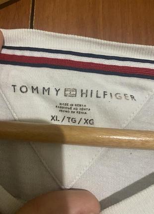 Футболка tommy hilfiger біла 3