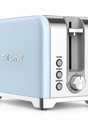 Тостер t.k.line tk00281-bl 3000 вт голубой