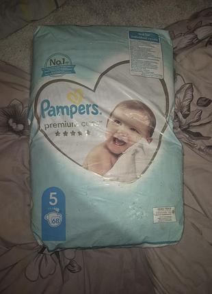 Підгузки pampers premium care, розмір 5 (11-16 кг), 68 шт.