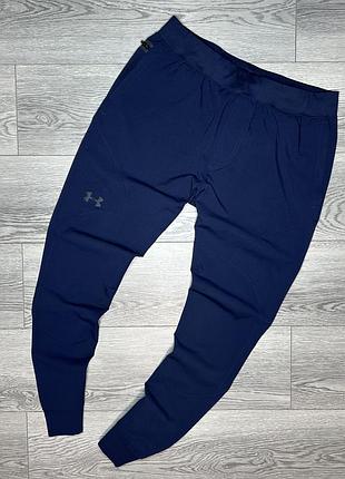 Чоловічі темно-сині спортивні штани under armour unstoppable joggers storm оригінал