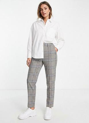 Клетчатые укороченные брюки marks & spencer the mia uk 6 / eur 34 (xs)