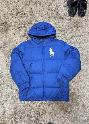 Пуховик polo ralph lauren синій