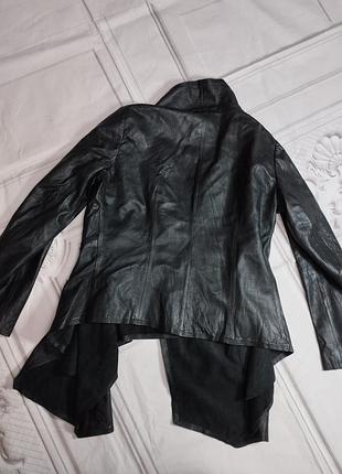 Кожаная куртка zara 3