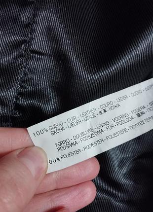 Кожаная куртка zara 7
