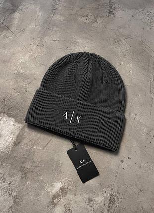 Шапка чоловіча armani🤎 3