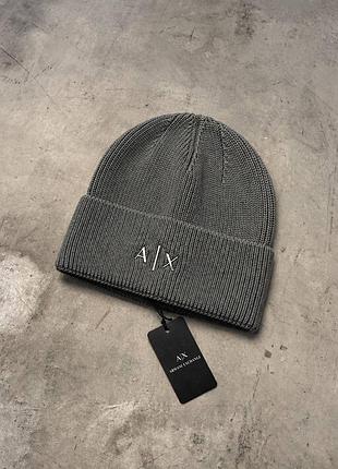 Шапка чоловіча armani🤎 4