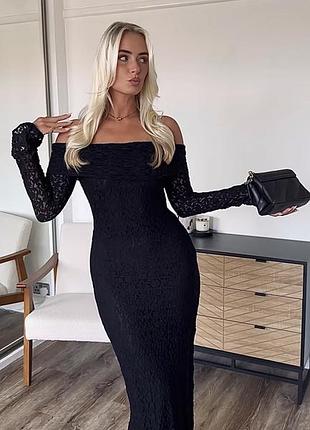 Платье плаття сукня вечірня довге мереживо zara m