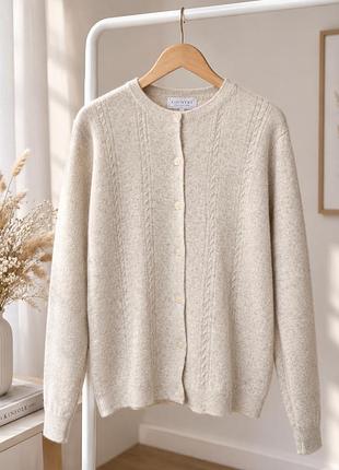 Кардиган кофта на гудзиках 100% wool country collection