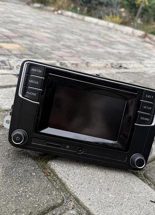 Автомагнітола volkswagen passat b7,b8 color з bluetooth