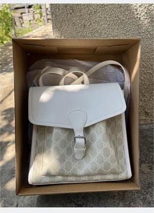 Рюкзак жіночий gucci бежевий