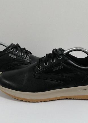 Кожаные непромокаемые туфли кроссовки skechers delson antigo 43 р.