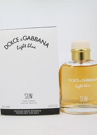 Dolce & gabbana light blue sun pour homme - туалетная вода для чоловіків