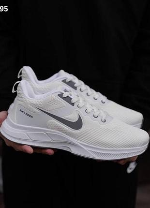 Кросівки nike zoom білі текстиль нейлон піна