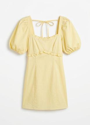 Платье мини с объемными рукавами topshop 3