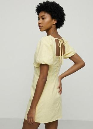 Платье мини с объемными рукавами topshop 2