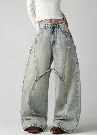 Baggy jeans unisex | трендові широкі джинси y2k 🔥