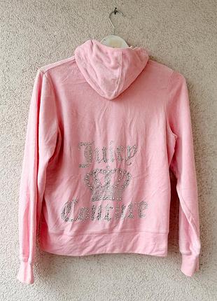 Женская кофта на молнии, зип худи juicy couture black label