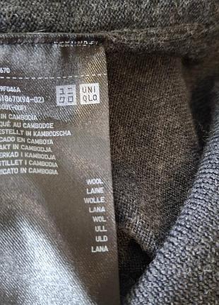 Гольф/100%шерсть/uniqlo 10