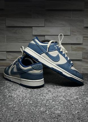Кросівки чоловічі nike dunk low se blue/white . оригінал