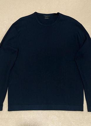 Лонгслів чоловічий massimo dutti синій 3