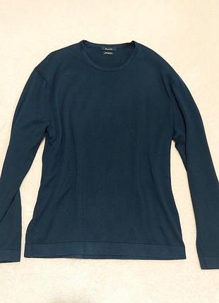 Лонгслів чоловічий massimo dutti синій 9