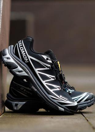 Salomon s lab xt-6 gore-tex black white