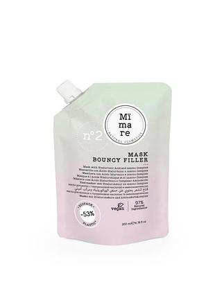 Маска для волосся mïmare bouncy filler mask з гіалуроновою кислотою та амінокомплексом