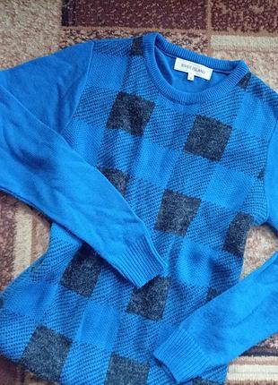 Светр жіночий  river island синій в клітинку