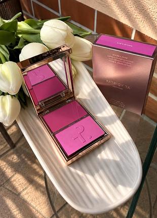 Рум'яна patrick ta double-take crème & powder blush duo she’s giving