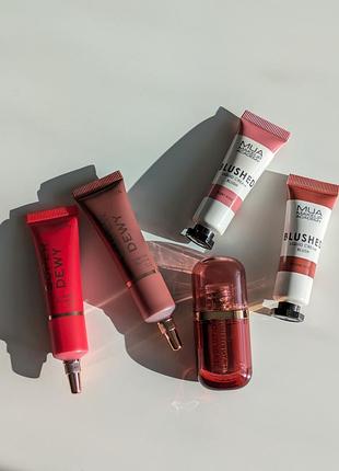 Жидкие румяна 5 шт. revolution, mua makeup academy
