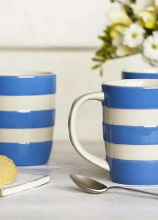 Оригинальная английская кружка cornishware t.g. green (12oz / 340 мл) cornish blue