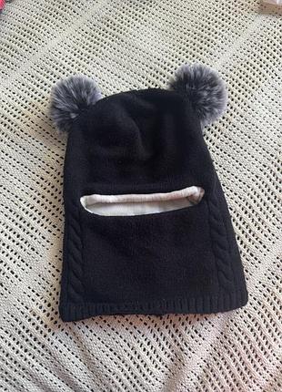Шапка шолом для малюків балаклава зимова утеплена