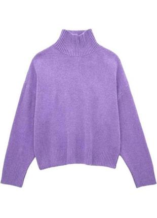 Лавандовий светр zara