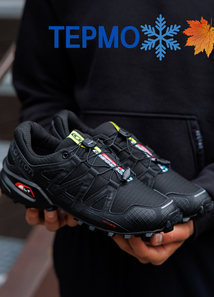 Термо кросівки salomon speedcross 4 black nd