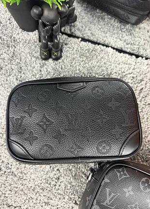 Сумка чоловіча louis vuitton чорна 4