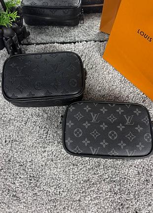 Сумка чоловіча louis vuitton чорна 6
