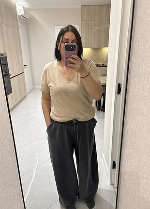 Футболка бежева zara