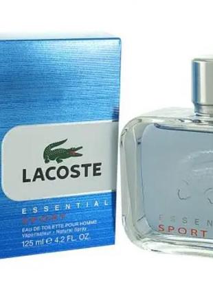 Туалетна вода lacoste essential sport 125 мл для чоловіків